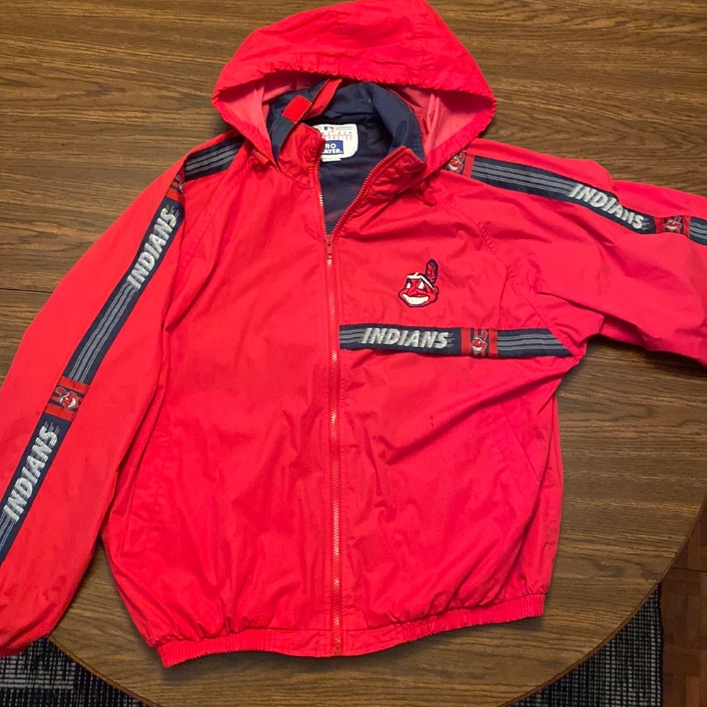 Vintage Cleveland Indians Chief Wahoo light jacket
